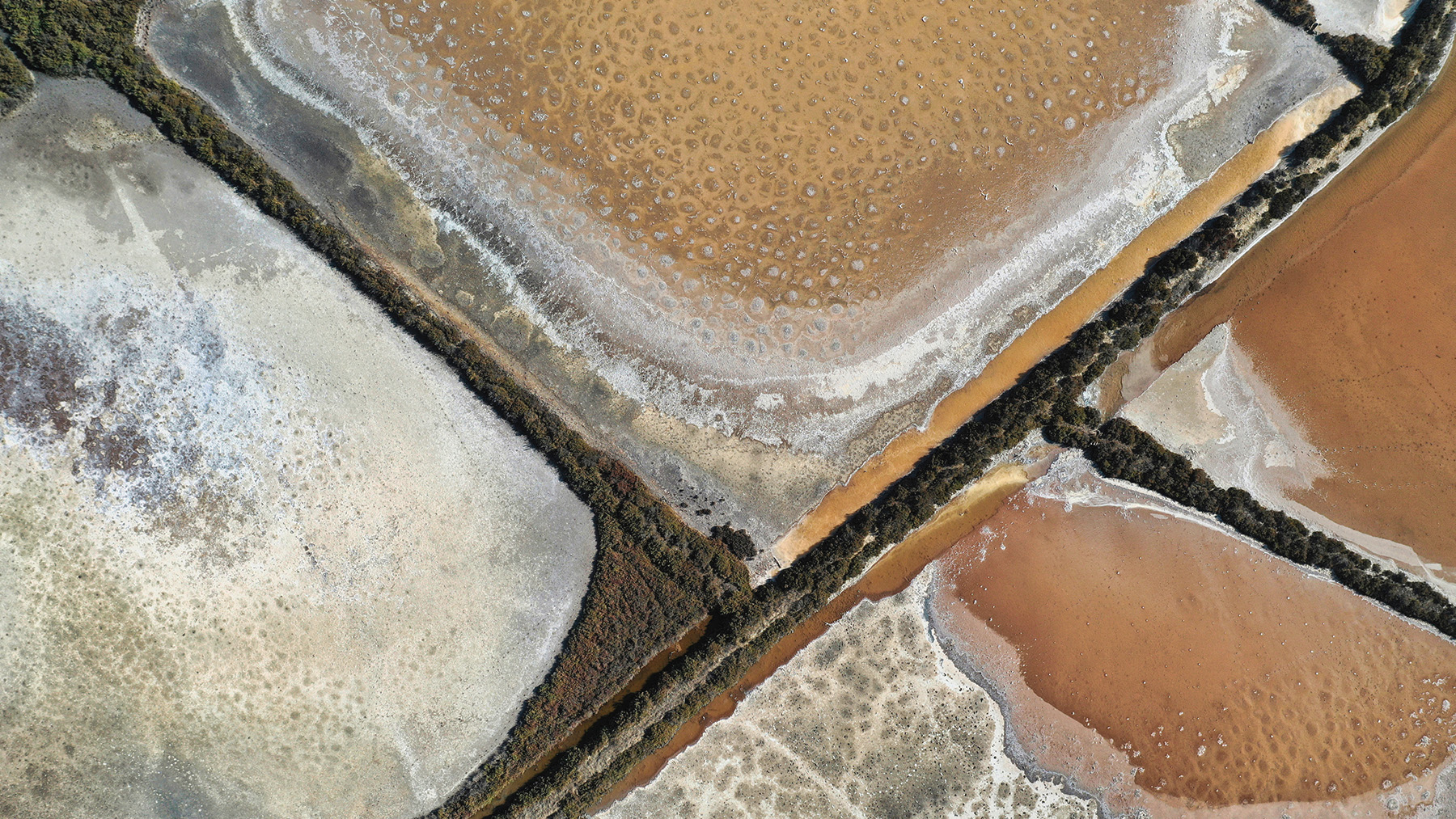 Aerial of Les Salins d Hyeres Provence1